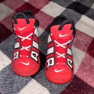 Nike Kids Red and White Sneakers